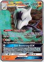 Pokemon,SM Promos,Alolan Marowak GX - SM187,Holofoil,Promo,Heavily Played