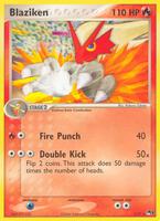 Pokemon,POP Series 1,Blaziken - 001/017,Holofoil,Rare,Heavily Played