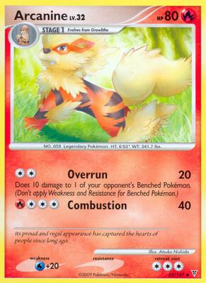 Pokemon,Supreme Victors,Arcanine - 50,Reverse Holofoil,Uncommon,Moderately Played