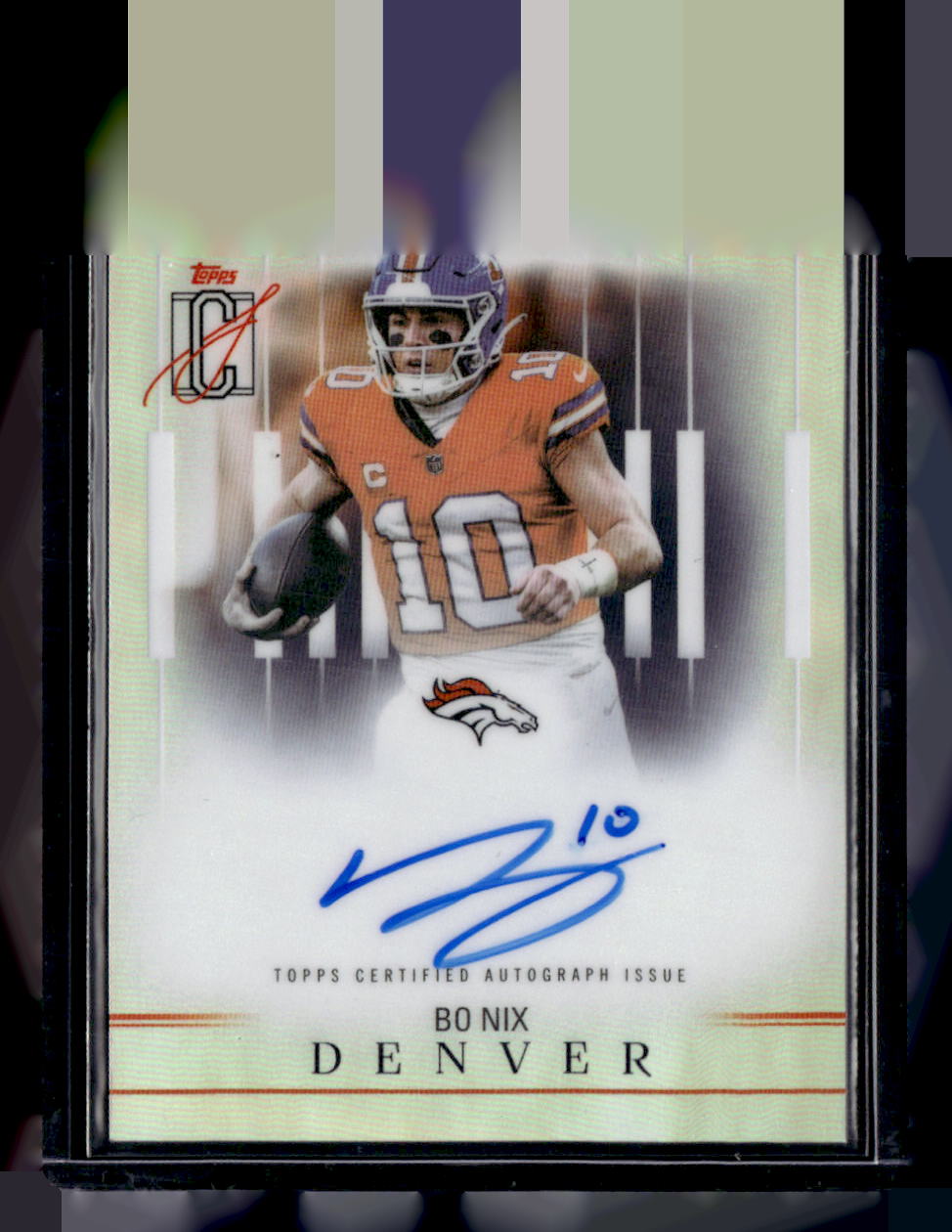 Topps 2025 Topps Signature Class,2025 Topps Signature Class,Bo Nix - SCL-BN,Signature Class Autographs