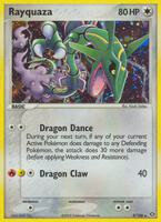 Pokemon,Emerald,Rayquaza - 9/106,Holofoil,Holo Rare,Damaged
