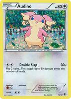 Pokemon,McDonald's Promos 2011,Audino - 12/12 - 012/012,Holofoil,Promo,Heavily Played