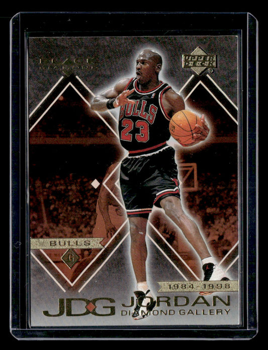 Upper Deck 1999-00 Upper Deck Black Diamond,1999-00 Upper Deck Black Diamond,Michael Jordan - DG10,Jordan Diamond Gallery