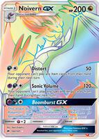Pokemon,SM - Burning Shadows,Noivern GX (Secret) - 160/147,Holofoil,Rainbow Rare,Moderately Played