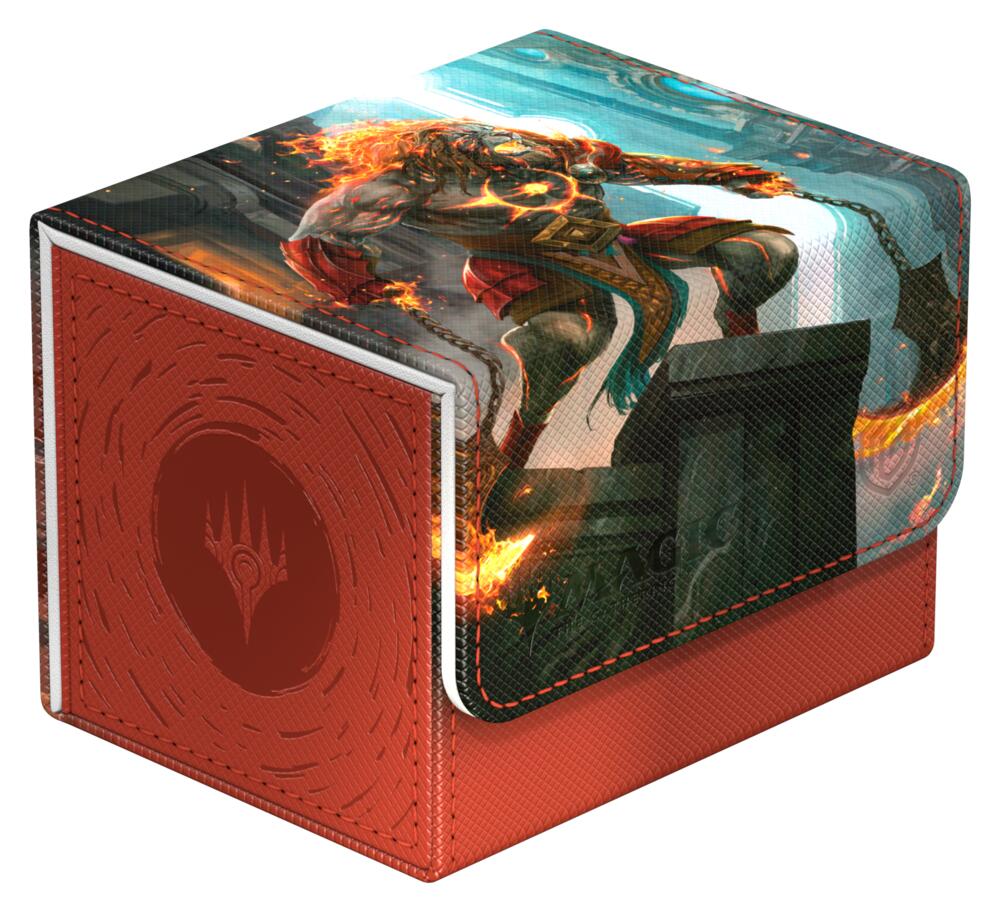 Magic: The Gathering deck boxes ultimate guard magic reality fracture sidewinder 100plus xenoskin box ajani path of vengeance