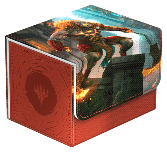 Magic: The Gathering deck boxes ultimate guard magic reality fracture sidewinder 100plus xenoskin box ajani path of vengeance