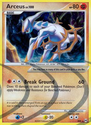Pokemon,Arceus,Arceus (AR8),Holofoil,Holo Rare,Moderately Played