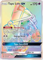 Pokemon,SM - Guardians Rising,Tapu Lele GX (Secret) - 155/145,Holofoil,Secret Rare,Near Mint