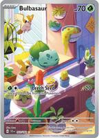 Pokemon,SV07: Stellar Crown,Bulbasaur - 143/142,Holofoil,Illustration Rare,Near Mint