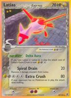 Pokémon,EX Delta Species,Latias (Delta Species) - 8/113,Holofoil,Holo Rare,Damaged