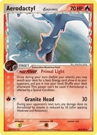 Pokemon,EX Holon Phantoms,Aerodactyl (Delta Species) - 35/110,Normal,Uncommon,Damaged