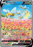 Pokemon,SWSH10: Astral Radiance,Beedrill V (Alternate Full Art) - 161/189,Holofoil,Ultra Rare,Near Mint