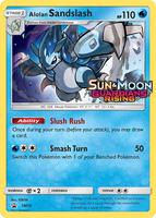 Pokemon,SM Promos,Alolan Sandslash - SM18 (Prerelease),Holofoil,Promo,Moderately Played