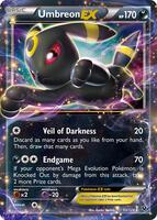 Pokemon,XY - Fates Collide,Umbreon EX - 55/124,Holofoil,Ultra Rare,Lightly Played