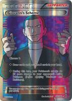 Pokemon,XY - BREAKthrough,Giovanni's Scheme (Full Art) - 162/162,Holofoil,Ultra Rare,Lightly Played