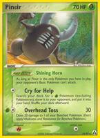 Pokemon,EX Legend Maker,Pinsir - 24/92,Reverse Holofoil,Rare,Moderately Played