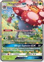 Pokemon,SM - Cosmic Eclipse,Vileplume GX - 4/236,Holofoil,Ultra Rare,Near Mint