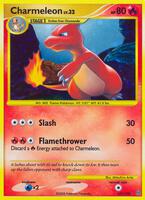 Pokemon,Stormfront,Charmeleon - 102/100,Holofoil,Secret Rare,Heavily Played