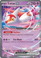 Pokemon,SV08: Surging Sparks,Latias ex - 076/191,Holofoil,Double Rare,Near Mint