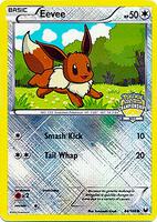 Pokemon,League & Championship Cards,Eevee - 84/108 (City Championships) - 084/108,Reverse Holofoil,Promo,Moderately Played