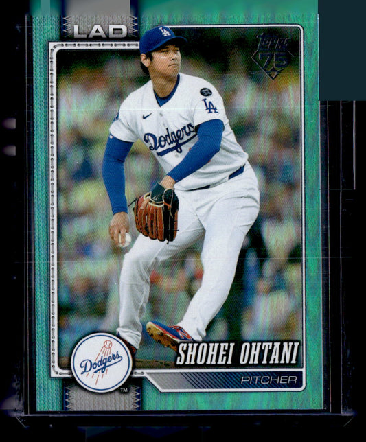 Topps 2026 Topps,2026 Topps,Shohei Ohtani - 500,Aqua Holo Foil