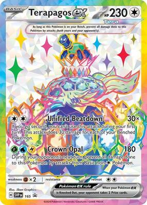 Pokemon,SV: Scarlet & Violet Promo Cards,Terapagos ex - 165,Holofoil,Promo,Near Mint