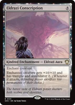 Magic: The Gathering,Commander: Secrets of Strixhaven,Eldrazi Conscription - 131,Normal,Rare,Near Mint