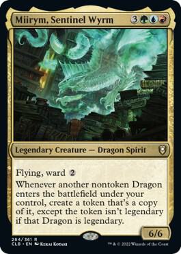 Magic: The Gathering,Commander Legends: Battle for Baldur's Gate,Miirym, Sentinel Wyrm - 284,Normal,Rare,Lightly Played