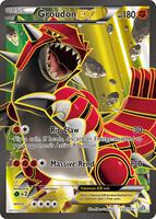 Pokemon,XY - Primal Clash,Groudon EX (150 Full Art) - 150/160,Holofoil,Ultra Rare,Lightly Played