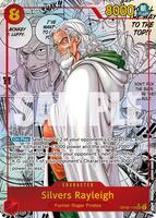 One Piece Card Game,Two Legends,Silvers Rayleigh (Parallel) (Manga) - OP08-118,Foil,Secret Rare,Near Mint