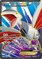Pokemon,XY Base Set,Skarmory EX (145 Full Art) - 145/146,Holofoil,Ultra Rare,Lightly Played