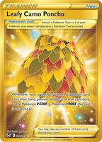 Pokemon,SWSH12: Silver Tempest,Leafy Camo Poncho (Secret) - 214/195,Holofoil,Secret Rare,Near Mint