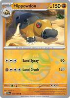 Pokemon,SV: Prismatic Evolutions,Hippowdon (Master Ball Pattern) - 053/131,Holofoil,Common,Near Mint