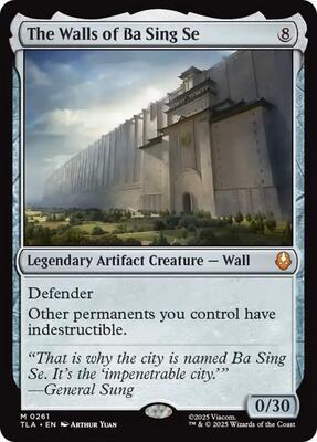 Magic: The Gathering,Avatar: The Last Airbender,The Walls of Ba Sing Se - 261,Normal,Mythic,Near Mint