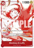 One Piece Card Game,One Piece Promotion Cards,Monkey.D.Luffy - ST10-006 (3rd Anniversary Treasure Campaign Pack),Foil,Common,Near Mint