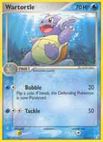 Pokemon,Crystal Guardians,Wartortle - 042/100,Reverse Holofoil,Uncommon,Heavily Played