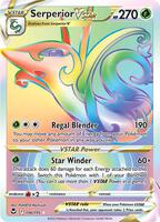 Pokemon,SWSH12: Silver Tempest,Serperior VSTAR (Secret) - 196/195,Holofoil,Secret Rare,Near Mint