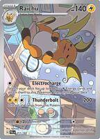 Pokemon,SV02: Paldea Evolved,Raichu - 211/193,Holofoil,Illustration Rare,Near Mint
