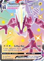 Pokemon,Shining Fates: Shiny Vault,Toxtricity VMAX - SV113/SV122,Holofoil,Shiny Holo Rare,Near Mint