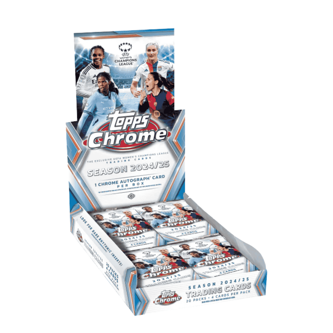 Topps UEFA Women's Champions League 2024-25 Chrome Soccer Hobby Box