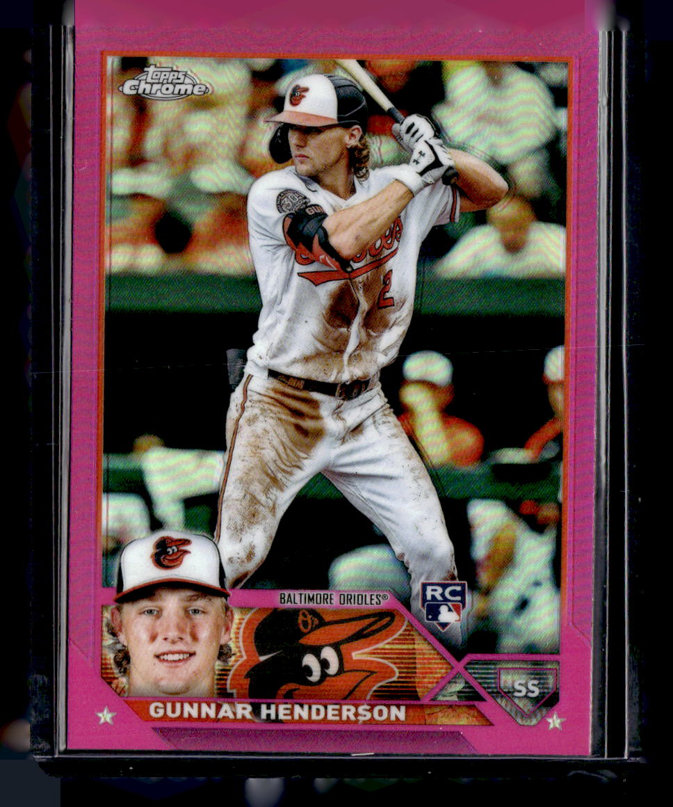 Topps 2023 Topps Chrome,2023 Topps Chrome,Gunnar Henderson - 2,Pink Refractors