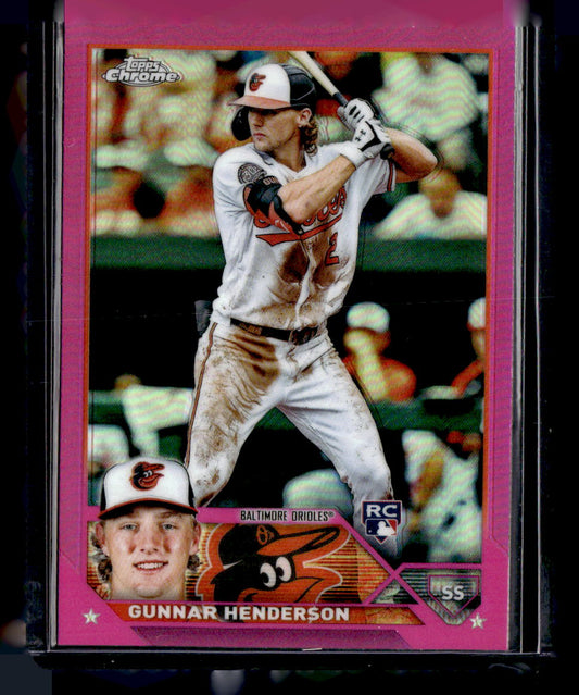 Topps 2023 Topps Chrome,2023 Topps Chrome,Gunnar Henderson - 2,Pink Refractors