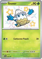 Pokemon,SV: Paldean Fates,Snover - 100/091,Holofoil,Shiny Rare,Near Mint