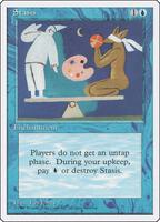 Magic: The Gathering,Fourth Edition,Stasis - 104,Normal,Rare,Near Mint