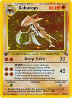 Pokemon,Fossil,Kabutops (9) - 09/62,Unlimited Holofoil,Holo Rare,Moderately Played