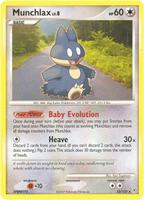 Pokemon,Diamond and Pearl,Munchlax - 33/130,Normal,Rare,Lightly Played
