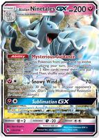 Pokemon,SM - Lost Thunder,Alolan Ninetales GX - 132/214,Holofoil,Ultra Rare,Near Mint
