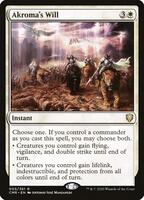 Magic: The Gathering,Commander Legends,Akroma's Will - 3,Normal,Rare,Near Mint