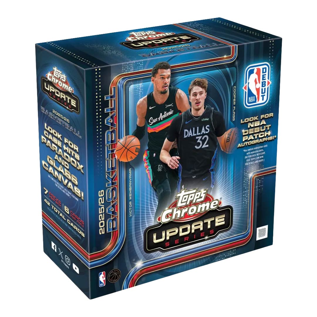 Topps Chrome 2025-26 Update Series Basketball Mega Box