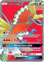 Pokemon,SM - Burning Shadows,Ho-Oh GX (Full Art) - 131/147,Holofoil,Ultra Rare,Near Mint